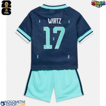 Otroški Nogometni dresi Nemčija Florian Wirtz #17 Gostujoči SP 2026 Kratek Rokav (+ Kratke hlače)